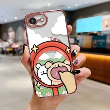 Ucuc iPhone 16E Uyumlu Şeffaf Arka Yüzeyli Manyetik Darbeye Dayanıklı Silikon Kılıf