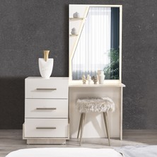 Edsy Home Sedef Aynalı Puflu Şifonyer