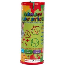 Feyza Design Bambu Pipet Çubukları 320 Parça Hafıza ve Zeka Geliştirici Oyunu