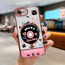 Ucuc iPhone 16E Uyumlu Şeffaf Arka Yüzeyli Manyetik Darbeye Dayanıklı Silikon Kılıf