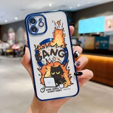 Ucuc iPhone 12 Uyumlu Şeffaf Arka Yüzeyli Manyetik Darbeye Dayanıklı Silikon Kılıf