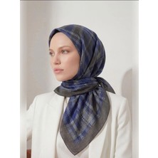 Silk Home Viskon Velora Eşarp Dört Mevsim Ekose Desen