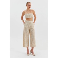 Nish&Chic Işlemeli Bilekte Pantolon