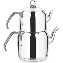 Nice Çaydanlık Takımı Orta Boy Metal kulplu