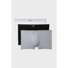 Calvin Klein Pamuklu Logolu 3 Pack Boxer LV00NB44724RV Erkek Boxer LV00NB4472 4rv