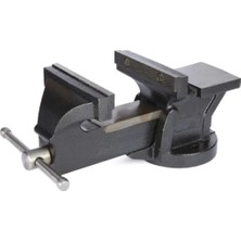 Moonshop Pro Çelik Kol 200 mm Özel Alışımlı Paslanmaz Dövme Çelik Sabit Tezgah Masa Mengenesi Profesyonel...