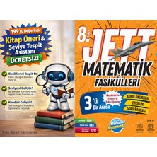 Ünlüler Karması Lgs Jett Matematik Fasikül   + 199 Tl Seviye Tespit ve Kitap Öneri Asistanı Hediye (Yeni Baskı)
