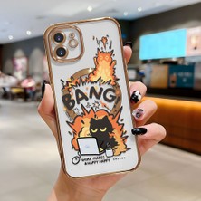 Ucuc iPhone 12 Uyumlu Şeffaf Arka Yüzeyli Manyetik Darbeye Dayanıklı Silikon Kılıf