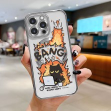 Ucuc iPhone 14 Pro Max Uyumlu Şeffaf Arka Yüzeyli Manyetik Darbeye Dayanıklı Silikon Kılıf