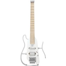 Donner Hush-X Headless Traveller Elektro Gitar (Beyaz)