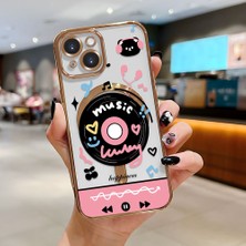 Ucuc iPhone 15 Uyumlu Şeffaf Arka Yüzeyli Manyetik Darbeye Dayanıklı Silikon Kılıf