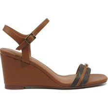 Nine West Naema 6fx Kahverengi Kadın Comfort Sandalet