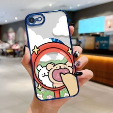 Ucuc iPhone 7/8/se 2020 2022 Uyumlu Şeffaf Arka Yüzeyli Manyetik Darbeye Dayanıklı Silikon Kılıf