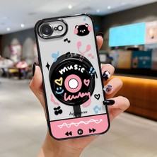 Ucuc iPhone 16E Uyumlu Şeffaf Arka Yüzeyli Manyetik Darbeye Dayanıklı Silikon Kılıf