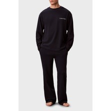 Calvin Klein % 100 Pamuk Regular Fit Uzun Kollu  Pijama Takımı LV00NM29500PP Erkek Pijama Takımı LV00NM2950 0pp
