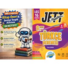 Ünlüler Karması Lgs Jett Türkçe Branş Deneme + 199 Tl Seviye Tespit ve Kitap Öneri Asistanı Hediye (Yeni Baskı)