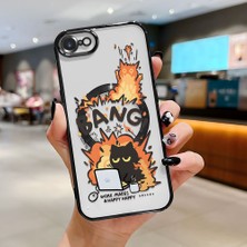 Ucuc iPhone 7/8/se 2020 2022 Uyumlu Şeffaf Arka Yüzeyli Manyetik Darbeye Dayanıklı Silikon Kılıf