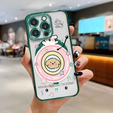 Ucuc iPhone 16 Pro Uyumlu Şeffaf Arka Yüzeyli Manyetik Darbeye Dayanıklı Silikon Kılıf