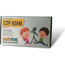 Feyza Design Çöp Adam Zeka ve Dikkat Geliştirici Aile Kutu Oyunu