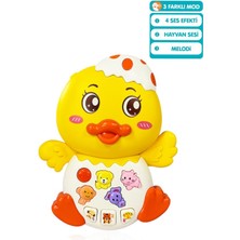 Feyza Design Işıklı ve Müzikli Ördek Bebek Piyanosu - Aktivite Oyuncağı