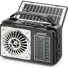 Nostaljik Kamp ve Outdoor Solar Şarjli Tws Taşinabi̇li̇r Hoparlör H664BTS Midastech