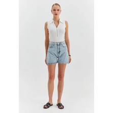 Nish&Chic Klasik Jean Şort