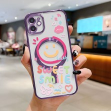 Ucuc iPhone 11 Uyumlu Şeffaf Arka Yüzeyli Manyetik Darbeye Dayanıklı Silikon Kılıf