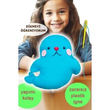 Feyza Design Sevimli Fok Dikiş Seti - Eğitici ve Eğlenceli Oyuncak
