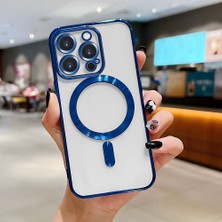 HONTINGA iPhone 16 Pro ile Uyumlu Şeffaf Magsafe Wireless Kılıfı Düşüme Önleyici Basitlik Anti Düşme Kamera Korumali Yumuşak Silikon Telefon Kılıfı Kadın ve Erkek Için Uygundur K7-2000