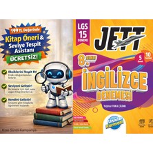 Ünlüler Karması Lgs Jett Ingilizce Branş Deneme + 199 Tl Seviye Tespit ve Kitap Öneri Asistanı Hediye (Yeni Baskı)