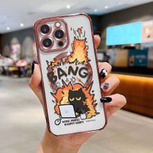 Ucuc iPhone 14 Pro Max Uyumlu Şeffaf Arka Yüzeyli Manyetik Darbeye Dayanıklı Silikon Kılıf