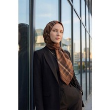 Silk Home Viskon Velora Eşarp Dört Mevsim Ekose Desen