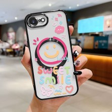 Ucuc iPhone 16E Uyumlu Şeffaf Arka Yüzeyli Manyetik Darbeye Dayanıklı Silikon Kılıf