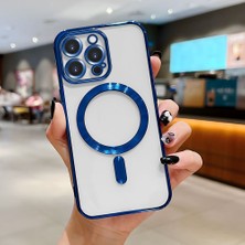 HONTINGA iPhone 14 Pro Max ile Uyumlu Şeffaf Magsafe Wireless Kılıfı Düşüme Önleyici Basitlik Anti Düşme Kamera Korumali Yumuşak Silikon Telefon Kılıfı Kadın ve Erkek Için Uygundur K7-2000