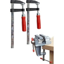 Moonshop Yüksek Kalite 2 Li F Tipi Mini Işkence ve Mini Masa Mengenesi Çelik Malzeme ...