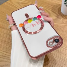 Ucuc iPhone 7/8/se 2020 2022 Uyumlu Şeffaf Arka Yüzeyli Manyetik Darbeye Dayanıklı Silikon Kılıf