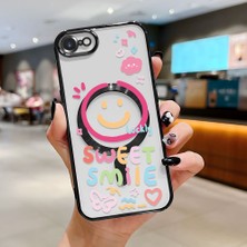 Ucuc iPhone 7/8/se 2020 2022 Uyumlu Şeffaf Arka Yüzeyli Manyetik Darbeye Dayanıklı Silikon Kılıf