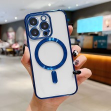 HONTINGA iPhone 15 Pro ile Uyumlu Şeffaf Magsafe Wireless Kılıfı Düşüme Önleyici Basitlik Anti Düşme Kamera Korumali Yumuşak Silikon Telefon Kılıfı Kadın ve Erkek Için Uygundur K7-2000