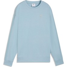 Puma Erkek Mavi Puma Ess Elevated Comfort Crew Tr Mavi Erkek Sweatshirt