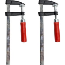 Moonshop Yüksek Kalite F Tipi 2 Adet 100 mm Mini Işkence Çelik Malzeme Mengene...