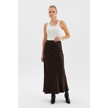 Nish&Chic Maxi Verev Saten Etek