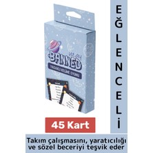 Feyza Design Eğlenceli Uzay Temalı 45 Kart Oyun Seti