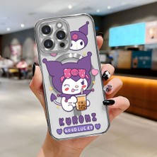 Ucuc iPhone 14 Pro Uyumlu Şeffaf Arka Yüzeyli Manyetik Darbeye Dayanıklı Silikon Kılıf