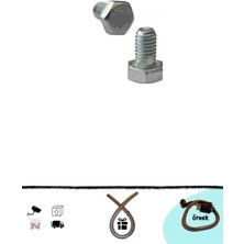 GMS Cg Cup Ön Dişli Vidası 2 Adet 6X10 mm (+Buji Kablosu Için Nikel Kılıf)