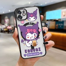 Ucuc iPhone 12 Uyumlu Şeffaf Arka Yüzeyli Manyetik Darbeye Dayanıklı Silikon Kılıf