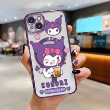 Ucuc iPhone 15 Plus Uyumlu Şeffaf Arka Yüzeyli Manyetik Darbeye Dayanıklı Silikon Kılıf