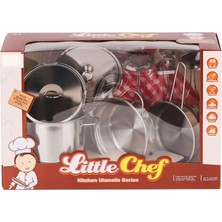 Popüler Sepet Küçük Şef Metal Mutfak Seti