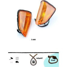 GMS Yamaha Ybr 125 Üçgen Model Ön Sinyal Takımı 2004 (+Buji Kablo Kılıfı)