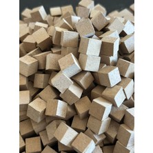 Nest Woodtr 1X1X1CM Mdf Küp Ham Doğal Boyanabilir Mdf Küp Minecraft Küp Zekaoyunu