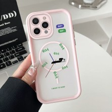 HONTINGA iPhone 14 Pro Uyumlu Şeffaf Magsafe Wireless Köşe Düşüme Önleyici Basitlik Anti Düşme Kamera Korumali Köpek Deseni Silikon Telefon Kılıfı K7-0091